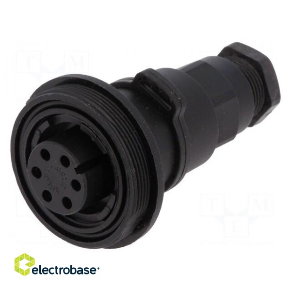 Connector: circular | plug | female | PIN: 6 | Standard Buccaneer® image 1