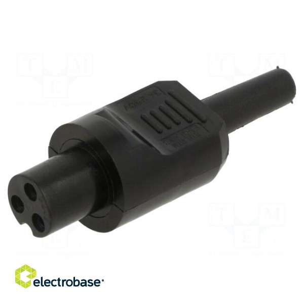 Connector: circular | plug | female | PIN: 6 | for cable | soldering paveikslėlis 1