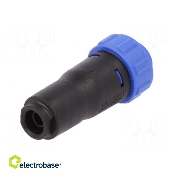 Connector: circular | plug | female | PIN: 6 | w/o contacts | for cable image 6