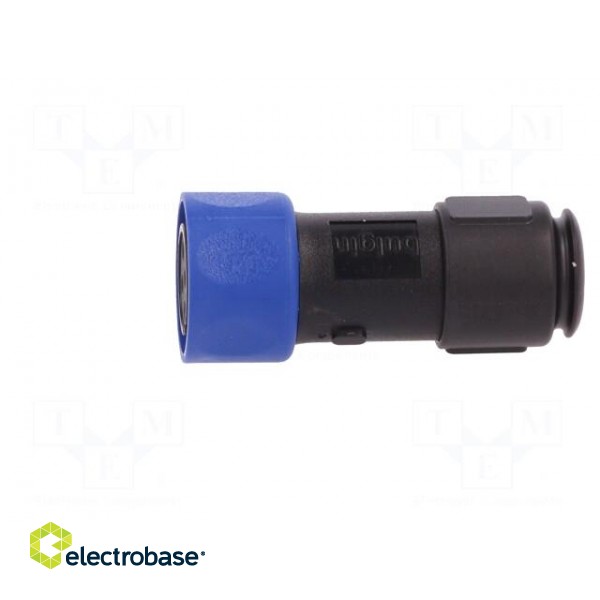 Connector: circular | plug | female | PIN: 6 | w/o contacts | for cable image 3