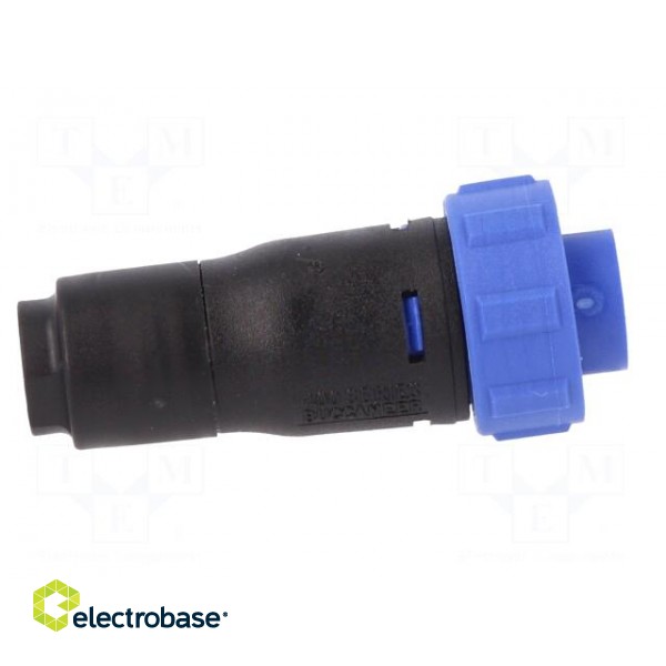 Connector: circular | plug | female | PIN: 6 | w/o contacts | for cable image 7