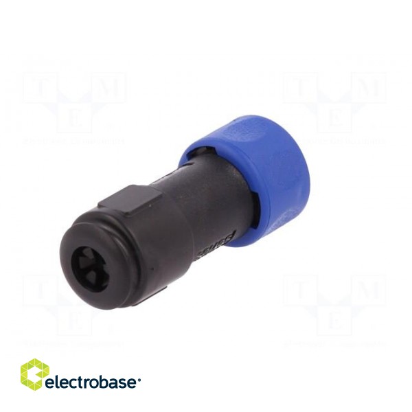 Connector: circular | plug | female | PIN: 6 | w/o contacts | for cable image 6