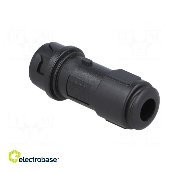 Connector: circular | plug | female | PIN: 6 | w/o contacts | for cable image 4