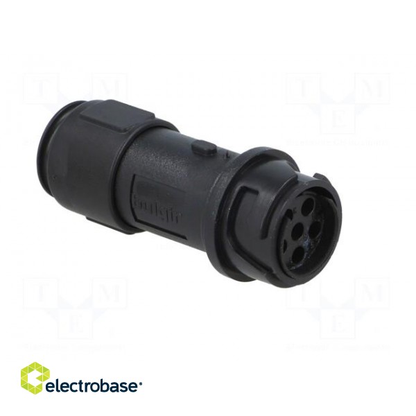 Connector: circular | plug | female | PIN: 6 | w/o contacts | for cable фото 8