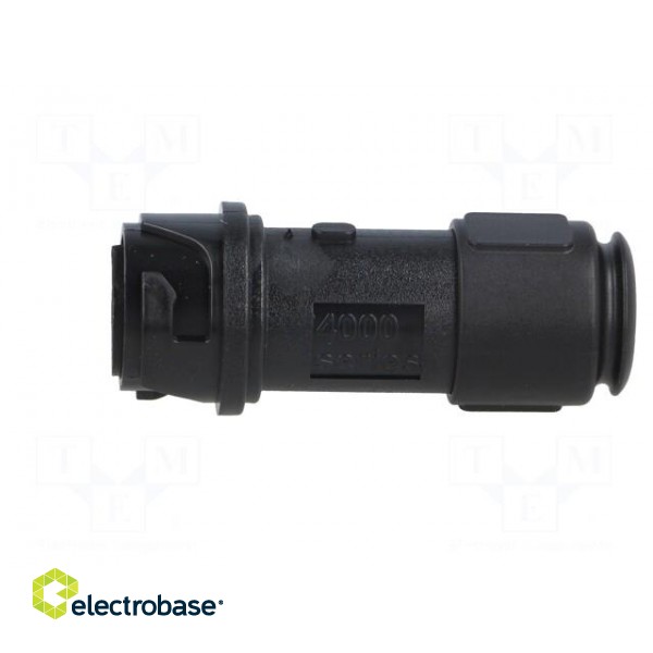 Connector: circular | plug | female | PIN: 6 | w/o contacts | for cable фото 3