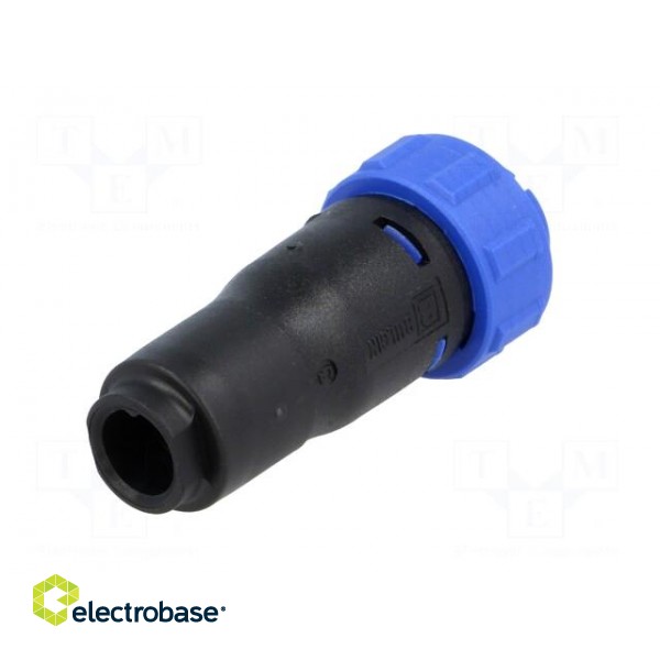 Connector: circular | plug | female | PIN: 6 | w/o contacts | for cable image 6