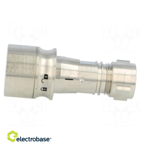 Connector: circular | plug | female | PIN: 8 | w/o contacts | for cable image 3