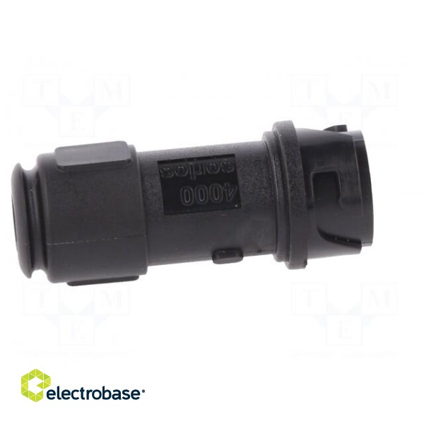 Connector: circular | plug | male | PIN: 10 | w/o contacts | for cable фото 7