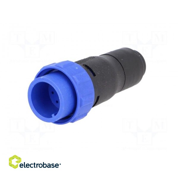 Connector: circular | plug | male | PIN: 10 | w/o contacts | for cable image 2