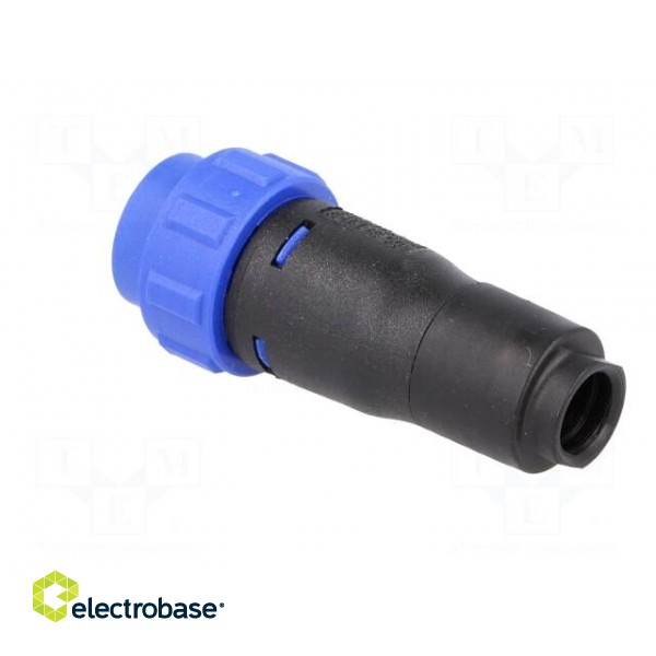 Connector: circular | plug | male | PIN: 10 | w/o contacts | for cable image 4