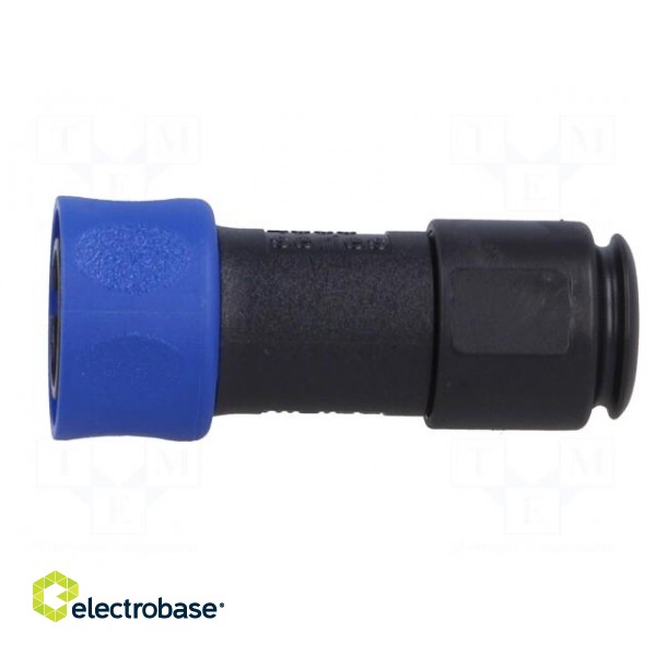 Connector: circular | plug | male | PIN: 10 | w/o contacts | for cable фото 3