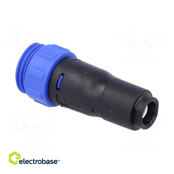 Connector: circular | plug | male | PIN: 10 | w/o contacts | for cable paveikslėlis 4