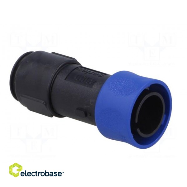 Connector: circular | plug | male | PIN: 10 | w/o contacts | for cable paveikslėlis 8