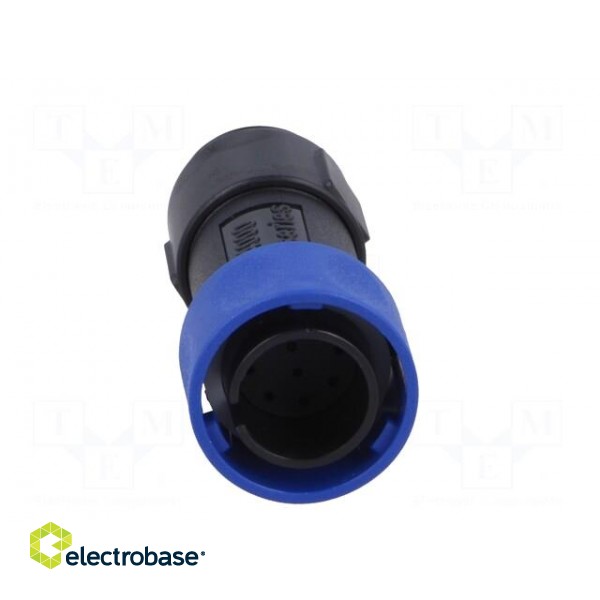 Connector: circular | plug | male | PIN: 10 | w/o contacts | for cable фото 9