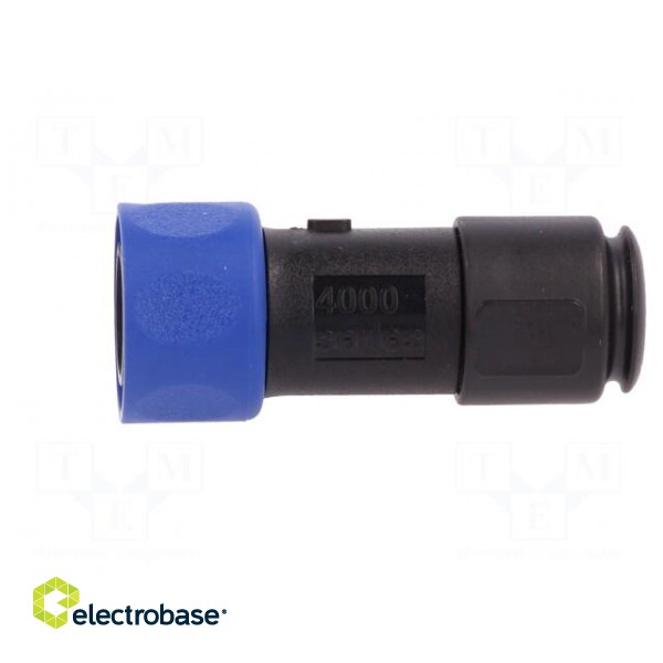 Connector: circular | plug | male | PIN: 10 | w/o contacts | for cable paveikslėlis 3