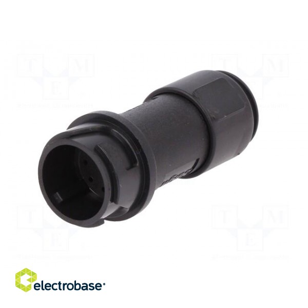 Connector: circular | plug | male | PIN: 10 | w/o contacts | for cable фото 2