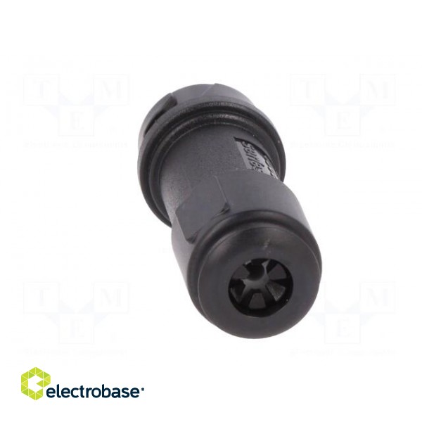 Connector: circular | plug | male | PIN: 10 | w/o contacts | for cable фото 5