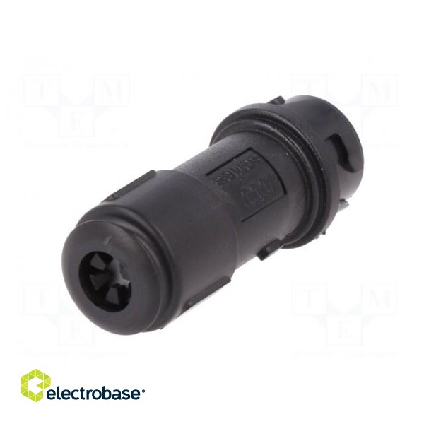 Connector: circular | plug | male | PIN: 10 | w/o contacts | for cable фото 6