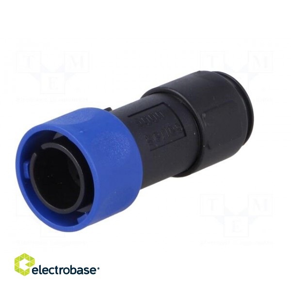 Connector: circular | plug | male | PIN: 10 | w/o contacts | for cable image 2