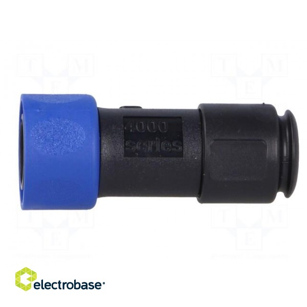 Connector: circular | plug | male | PIN: 10 | w/o contacts | for cable image 3