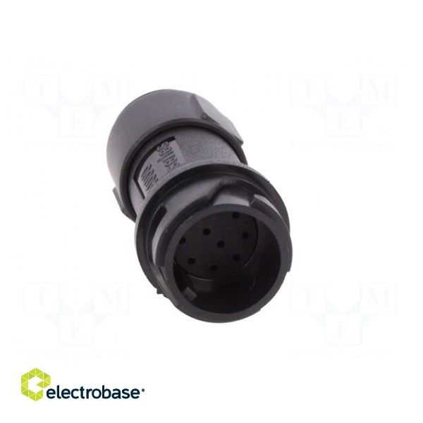 Connector: circular | plug | male | PIN: 10 | w/o contacts | for cable фото 9