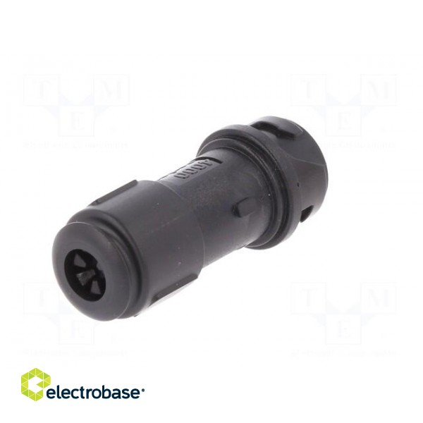 Connector: circular | plug | male | PIN: 10 | w/o contacts | for cable image 6