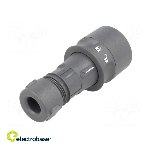 Connector: circular | plug | male | PIN: 16 | w/o contacts | for cable image 6