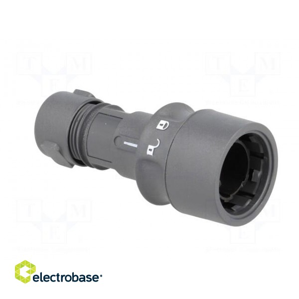Connector: circular | plug | male | PIN: 16 | w/o contacts | for cable image 8