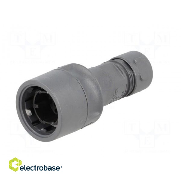 Connector: circular | plug | male | PIN: 16 | w/o contacts | for cable фото 2