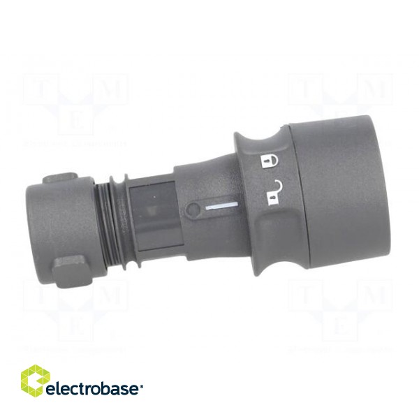 Connector: circular | plug | male | PIN: 16 | w/o contacts | for cable paveikslėlis 7