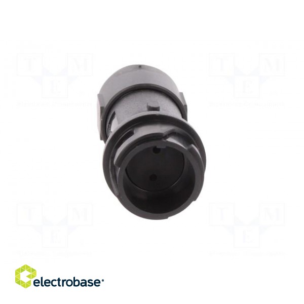Connector: circular | plug | male | PIN: 2 | w/o contacts | for cable paveikslėlis 9