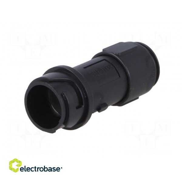 Connector: circular | plug | male | PIN: 2 | w/o contacts | for cable paveikslėlis 2