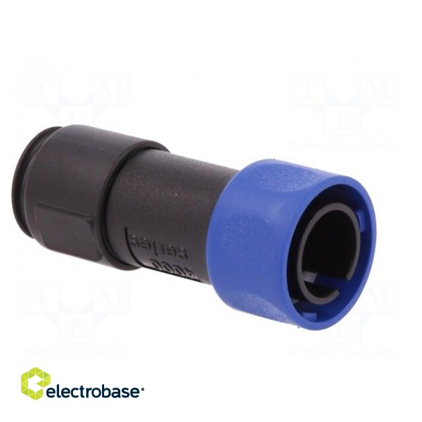 Connector: circular | plug | male | PIN: 2 | w/o contacts | for cable paveikslėlis 8