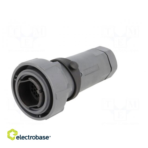 Connector: circular | plug | male | PIN: 32 | w/o contacts | for cable image 2