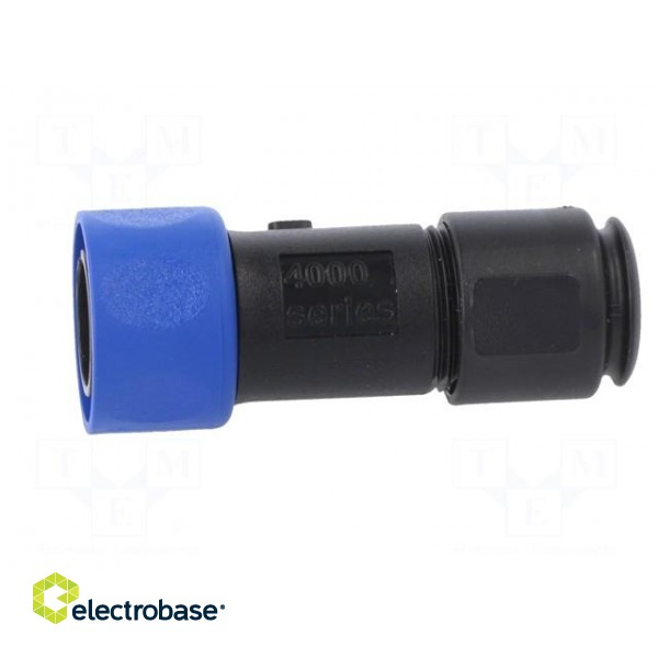 Connector: circular | plug | male | PIN: 3 | w/o contacts | for cable image 2
