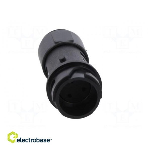 Connector: circular | plug | male | PIN: 3 | w/o contacts | for cable image 9