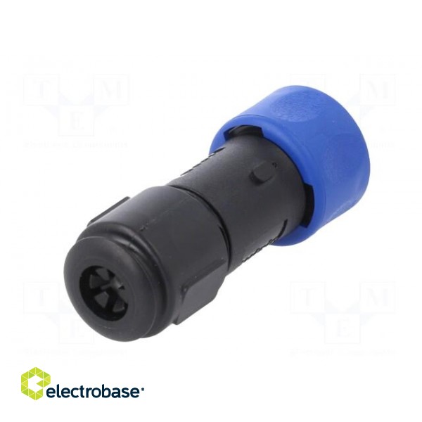 Connector: circular | plug | male | PIN: 3 | w/o contacts | for cable image 6