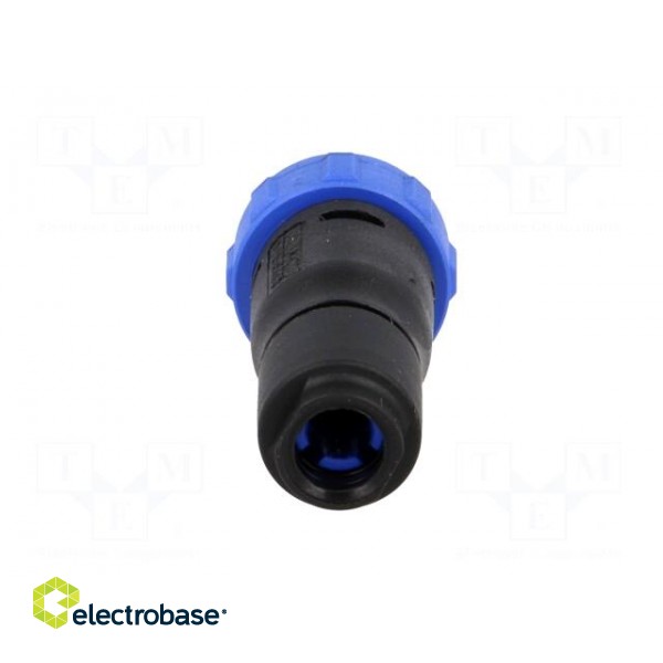Connector: circular | plug | male | PIN: 3 | w/o contacts | for cable paveikslėlis 5