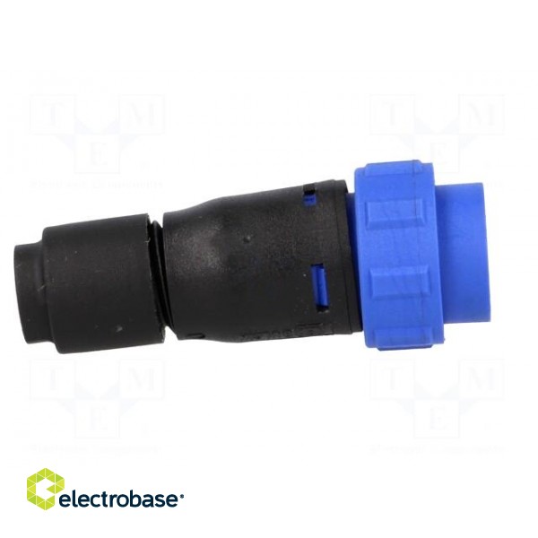 Connector: circular | plug | male | PIN: 3 | w/o contacts | for cable paveikslėlis 7