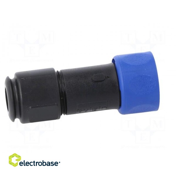Connector: circular | plug | male | PIN: 3 | w/o contacts | for cable image 7