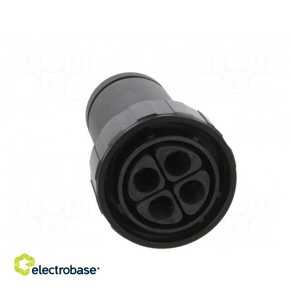 Connector: circular | plug | male | PIN: 4 | Buccaneer 9000 | for cable paveikslėlis 9