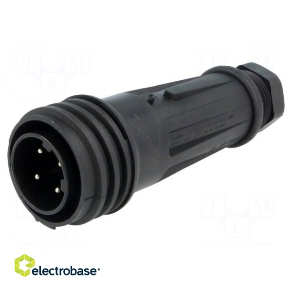 Connector: circular | plug | male | PIN: 4 | Buccaneer 900 | for cable image 1