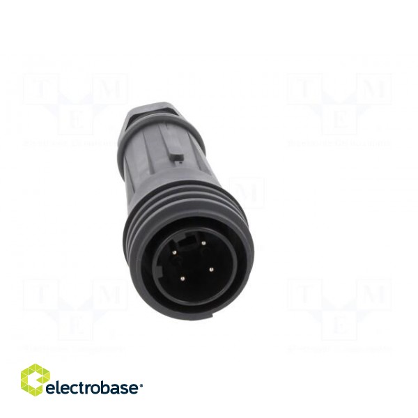 Connector: circular | plug | male | PIN: 4 | EXPlora | Contacts: brass paveikslėlis 9