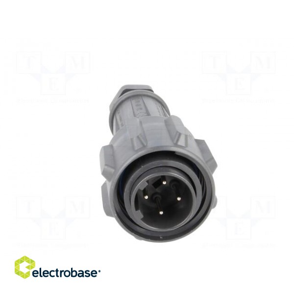 Connector: circular | plug | male | PIN: 4 | EXPlora | Contacts: brass image 9
