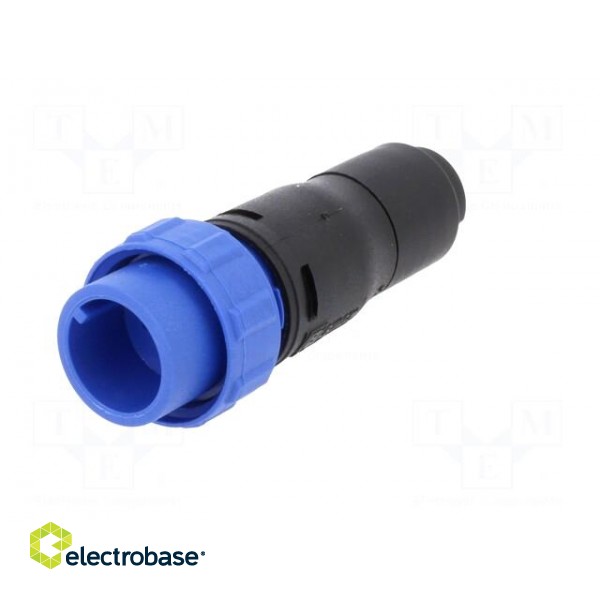 Connector: circular | plug | male | PIN: 4 | w/o contacts | for cable image 2