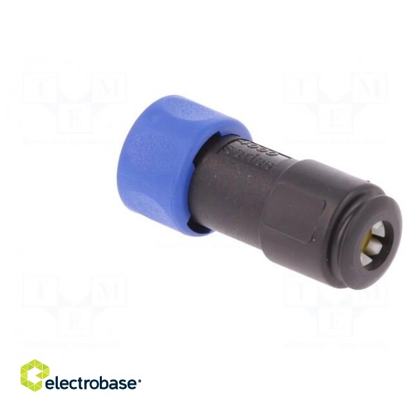 Connector: circular | plug | male | PIN: 4 | w/o contacts | for cable фото 4