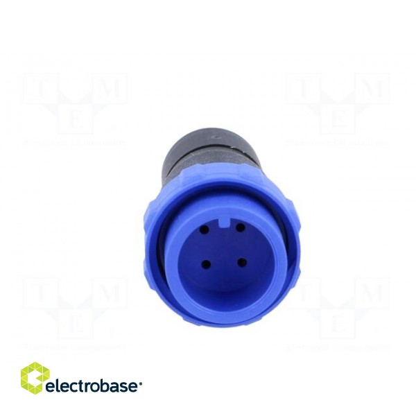 Connector: circular | plug | male | PIN: 4 | w/o contacts | for cable image 9