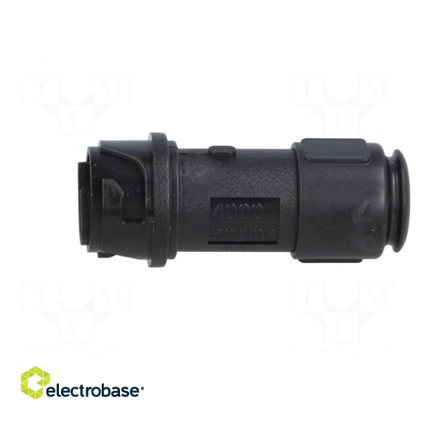 Connector: circular | plug | male | PIN: 4 | w/o contacts | for cable paveikslėlis 3