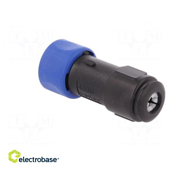 Connector: circular | plug | male | PIN: 4 | w/o contacts | for cable image 4