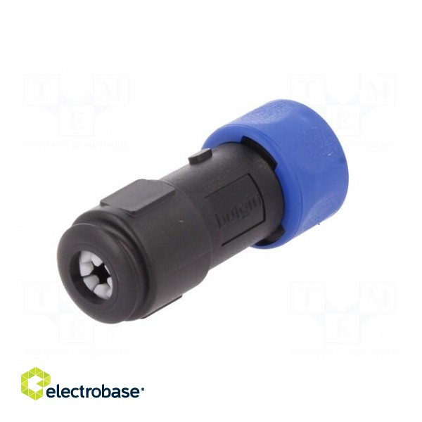 Connector: circular | plug | male | PIN: 4 | w/o contacts | for cable фото 6